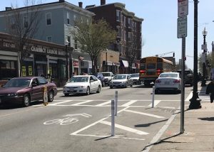 pedestrian safety towards School Street